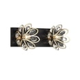 thumbnail image 3 of Poppy 2-Light Bathroom Vanity Light in Matte Black with Satin Nickel Accents, 3 of 5