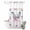 EasterQS7803, variant on No Hook Shower Curtain with Built-in Rings - Spring Gnomes Easter Washable Waterproof Fabric Bathroom Curtains for Hotel,Rentals, Stall 36 X 72 Inch , Flowers Butterflies Grey Plaid