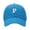 Blue, variant on Letter P Embroidery Baseball Cap, Vintage Washed Burgundy Adjustable Casual Dad Hat