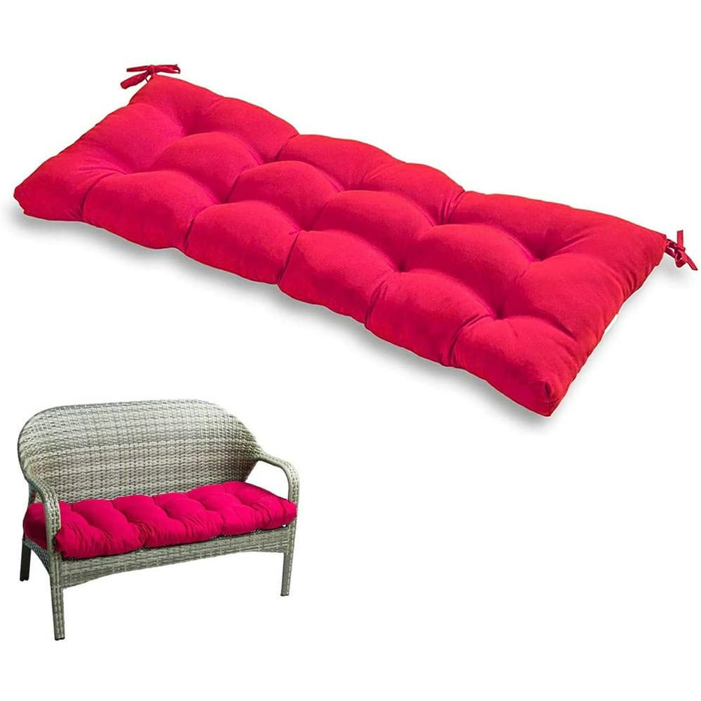 Willstar Bench Cushion Pad Thick Garden Swings Seat Cushion Rectangle