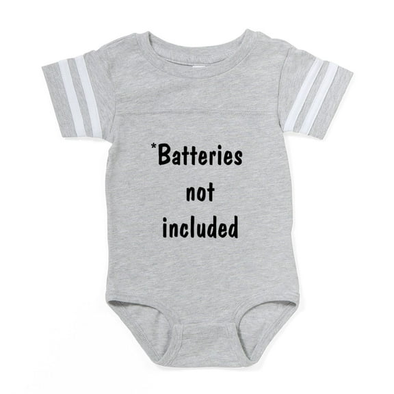 CafePress - FIN Batteries - Cute Infant Baby Football Bodysuit