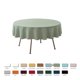thumbnail image 3 of Mantel maxmill, redondo, 100% poliéster, 178 cm, color verde salvia, 3 of 9