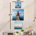 thumbnail image 3 of Designart "Maritime Simplicity" Nautical & Beach Oversized Wall Clock - Set Of 3 - Multipanel Clock For Living Room Décor - Large Nautical & Coastal Wall Clock, 3 of 6