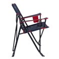 thumbnail image 4 of GCI Outdoor Comfort Quad Lightweight Foldable Camping Chair, Indigo/Red, 4 of 10