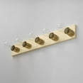 thumbnail image 3 of Alden 5-Light Vanity Light, Matte Brass, 91002214, 3 of 9