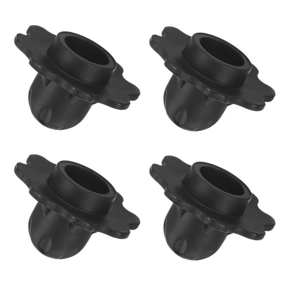 Uxcell 4-Pack Camping Chair Foot, 0.71"/ 18mm Tubing Tubing Dia Leg Covers Anti-Slip Replacement for Outdoors, Black
