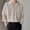 Beige, variant on Sentmoon Mens Tops Lapel Regular Fit T Shirts for Man Athletic Solid Color Long Sleeve Clothes Men for Weekend Coffee Runs and Casual M-2XL