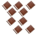 thumbnail image 5 of 9Pieces Wood Grain Puzzle Exercise Mat, PE Foam Interlocking Tiles, Protective Flooring For Gym Equipment And Cushion For Workouts Grain, 5 of 5