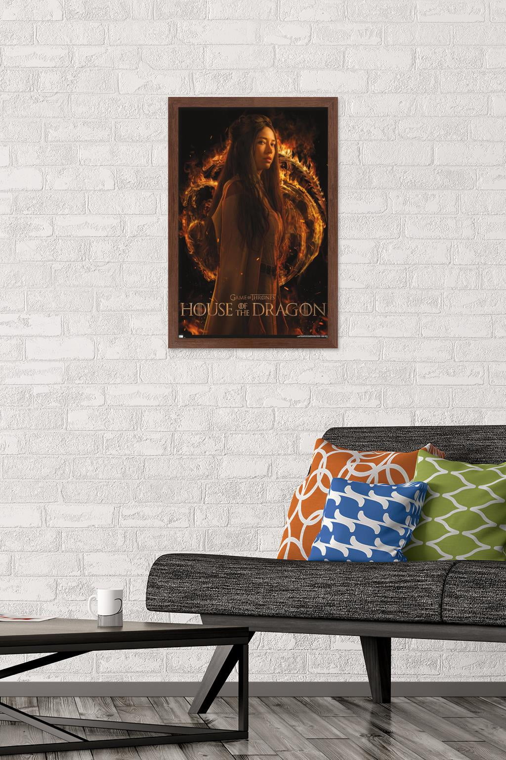 House of the Dragon - Mysaria One Sheet Wall Poster, 14.725" x 22.375" Framed