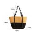 thumbnail image 4 of Bolsa tejido a mano de verano de hombro hecho a mano para fiesta navideña (negro + marrón) Ehuebsd Para Estrenar, 4 of 9