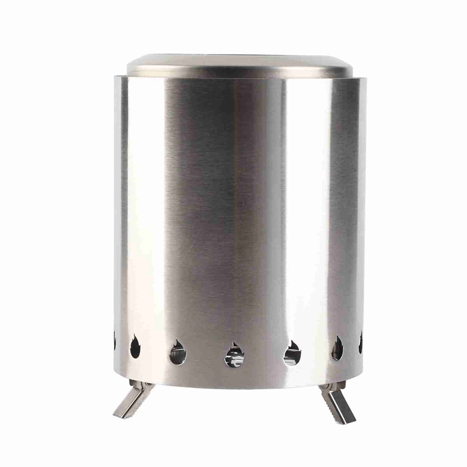 Suodoka Portable Stainless Steel Smokeless Wood Stove – Outdoor Fire Pit for Camping, Picnics & BBQs