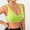 Green, variant on BRGZLK Women's Wireless Bras Solid Color Full Coverage Seamless No Underwire Push Up Wide Strap Breathable Sports Bra Everyday Bras Green XXL