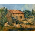 thumbnail image 3 of Paul Cézanne 14x12 Black Modern Framed Museum Art Print Titled - Abandoned House Near Aix-En-Provence (1885-1887), 3 of 5