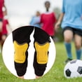 thumbnail image 1 of 1 Pair Soccer Shin Guards Children Football Training Protection Pads with Buckle Strap(yellow), 1 of 6