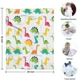 thumbnail image 4 of Colorful Cartoon Dinosaurs Pattern Blanket,Comfortable Soft Lamb Wool Throw Blanket,All Season,Warm Lightweight Blankets for Sofa Bed Couch Living Room Chair,30"x40", 4 of 4