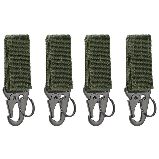 cámping Cinturón de nylon Mochila Molle Caza Hebillas de gancho al aire libre () Ejército Verde Verde 4pcs Barbie Nuevos Originales