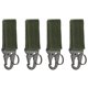 thumbnail image 1 of Hebillas de gancho para caza y mochila, cinturón de nailon, color verde militar, 4 Uds. Likrtyny Para estrenar, 1 of 5