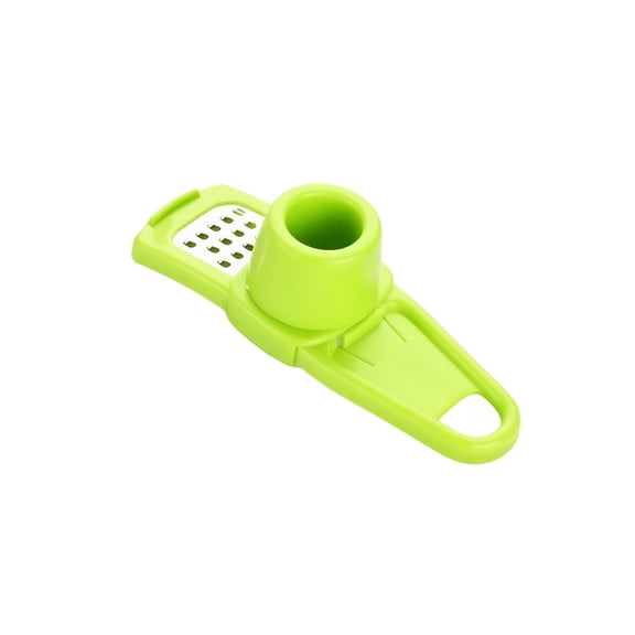 HaiSphere Garlic Press Grater Plate and Mincer - Manual Multi-Function Kitchen Tool for Grating Ginger, Peppers, and Garlic, Zinc Alloy Easy Clean Dishwasher Safe,Green