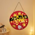 thumbnail image 1 of TIMIFIS Christmas Day Hanging Sign With Light Front Door Welcome Sign Wall Sign For Indoor Decor Home Decorative Signs Christmas Day Party Decoration -, 1 of 7