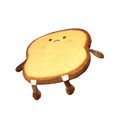 thumbnail image 1 of Advancent Cojín de asiento en forma de tostada Adorable dibujos animados suave transpirable decorativo sillón de oficina almohadilla para Type3 NO3, 1 of 6