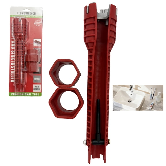 Eight-in-One Sink Bathroom Wrench Plumbing Installation Small Tool