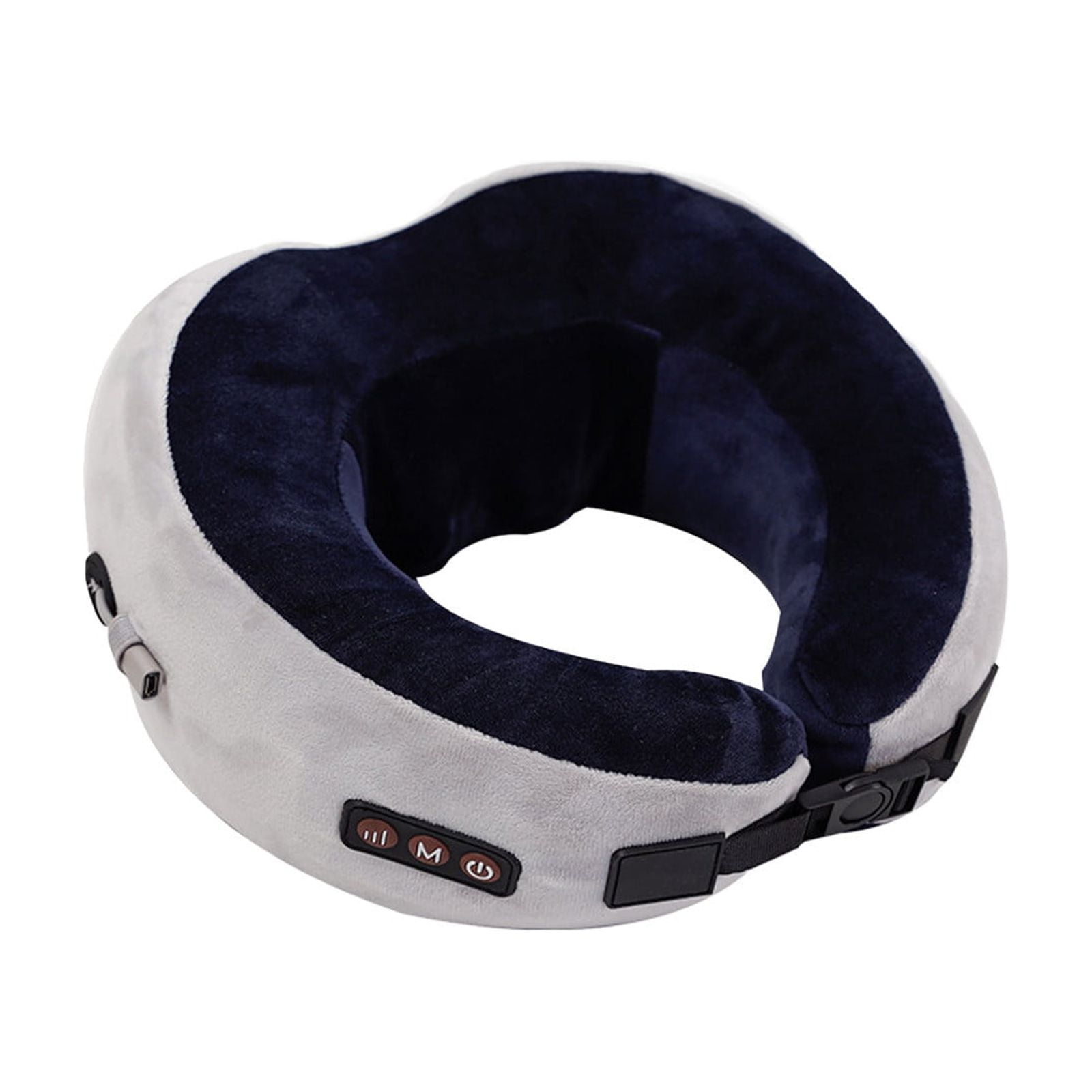 Gaqring Back Neck Massager With Heat, Shiatsu Kneading Massage Pillow for Shoulder, Portable USB Charging Massager for Home Office Car Travel