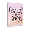 thumbnail image 6 of Inspirational Wall Art Comparison Thief Of Joy Motivation Wall Decor for Home Office Gym Inspiring Success Quote Print Ready to Hang Unframed, 6 of 13