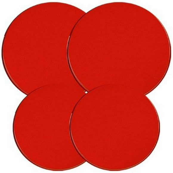 Electric Stove Burner Covers, Set of 4, Red
