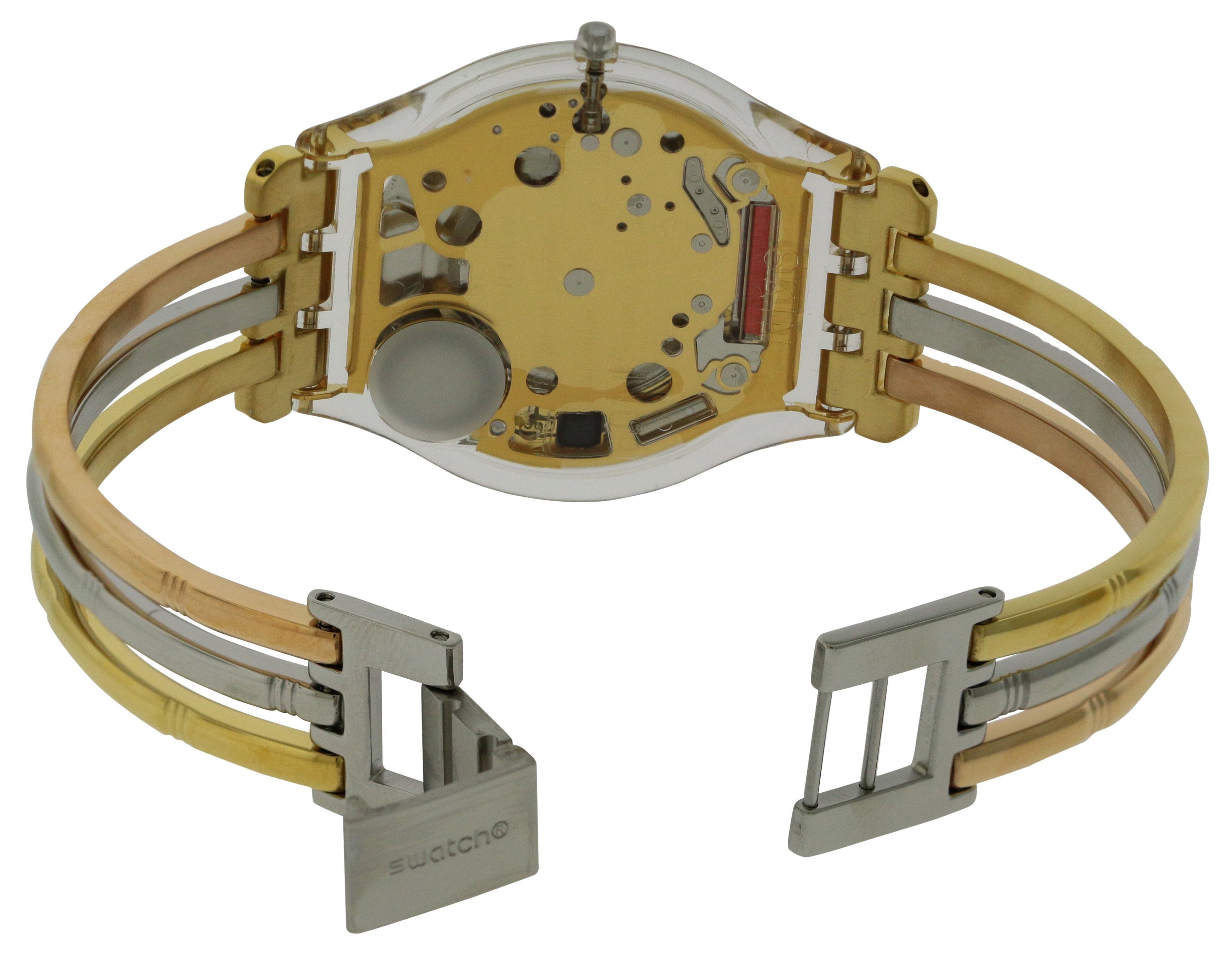 腕時計　レディース　SWATCH SKIN　TRI-GOLD SFK240 - TRI-GOLD S - Swatch® Official Store