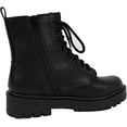 thumbnail image 3 of Soda Women's Combat Lace Up Ankle Boots, 3 of 5