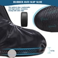 thumbnail image 5 of HOMEYA Anti-Slip Rubber Shoe Covers Reusable Rain Snow Boot Waterproof Shoes Protector - XL, 5 of 8