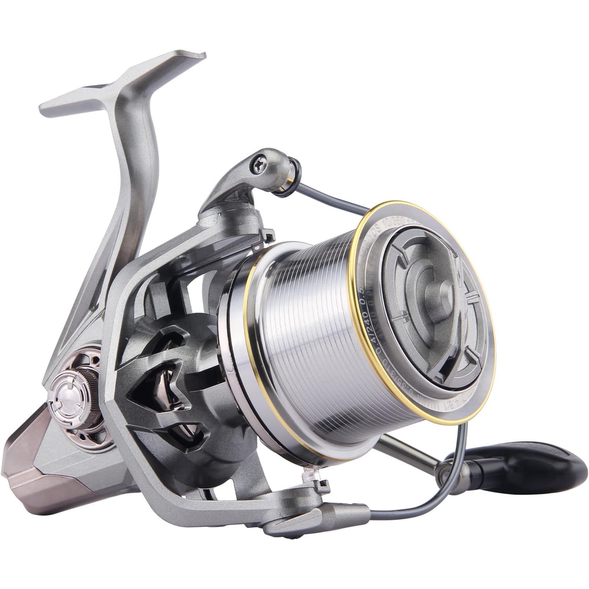 Spinning Reel 6+1 Ball Bearings Metal Surf Fishing Reel 55 lbs Max Drag Style Ht-ngk Size 9000