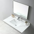 thumbnail image 6 of 43"x22" Bathroom Vanity Top In Sintered Stone With Ceramic Sink And Overflow Hole High 43x22 Artistic Design, 6 of 6