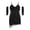 Black%GC100, variant on SJLDQY Carnival Womens Latin Dress Up Sexy Sequined Tassel Dress Gloves Outfits Party Stage Performance Clothes Set