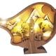 thumbnail image 5 of 2 Pieces Wood Art Silhouette Sculpture Animal Crafts for Shelf Gifts Fernando Escultura de silueta de oso, 5 of 8
