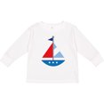 thumbnail image 3 of Inktastic Sailboat Cute Boys or Girls Long Sleeve Toddler T-Shirt, 3 of 5
