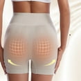 thumbnail image 4 of IDALL Workout Leggings for Women High Waisted Shorts Women Thigh Society Anti-Chafing Shorts Cooling Corset Collection Waist Buttock Pant Shapewear Shorts Womens Leggings Gray L, 4 of 4