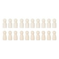 thumbnail image 1 of Wooden Figures, Unfinished Wooden Peg Dolls Decorative Peg Doll People Boys And Girls Painting Natural Wood Shapes Figures For DIY Arts For DIY Crafts, 1 of 8