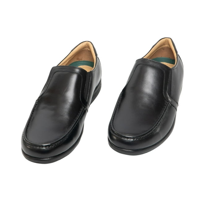 Roamers Chaussure Décontractée pour Homme en Cuir XXX Extra Grand à Double Soufflet