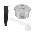 thumbnail image 1 of Capsule de café réutilisable avec brosse cuillère, compatible avec la cafetière DELTA Q NDIQ7323, 1 of 4