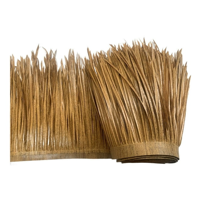 Almencla Accessoire de Rouleau de Toit Artificiel 3,28 Pi X 1,64 Pi pour Extérieur Brun