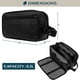 thumbnail image 4 of Neceser PAVILIA Travel resistente al agua Dopp Kit negro XL, 4 of 7