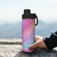 thumbnail image 7 of Pofeuu Fun Rainbow Print 18oz Sports Insulated Kettle Stainless Steel Vacuum Water Bottle Leakproof Sport Flask, 7 of 7
