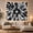 Black Ink Burst, variant on Monochromatic Radial Tie-Dye on White, Mystical Psychedelic for Abstract Art Enthusiasts, Black and White Wall Art, Housewarming Gift Tapestry Wall Hanging for Bedroom and Living Room