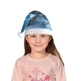 thumbnail image 5 of Daiia Mountain Cottage In Snow Print Christmas Knitted Beanie Hat, Large Knit Hat Xmas Small Gifts For Boys Girls Child Infant, 5 of 6