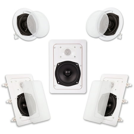 Acoustic Audio Ht55 In Wall And In Ceiling Home Theater Surround