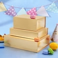 thumbnail image 6 of JINMING Gold Gift Box with Lid, Bridesmaid Proposal Box for Gift Packaging, 9x6.5x3.8 inches, 6 of 8