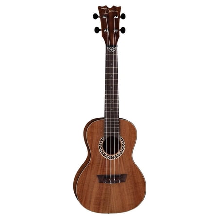 Dean Concert Ukulele, Koa Wood, Rosewood Fretboard, Satin Natural, UKE D KOA