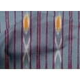 thumbnail image 4 of oneOone Coton Tissu Cambic Rayé Tissu Imprimé Ikat par la Cour 56 Pouces de Large, 4 of 4