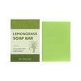 thumbnail image 2 of PiGOGI Lemongrass Exfoliating Soap Soothing Soap Gentle Cleansing Face Moisturizing 100g, 2 of 6